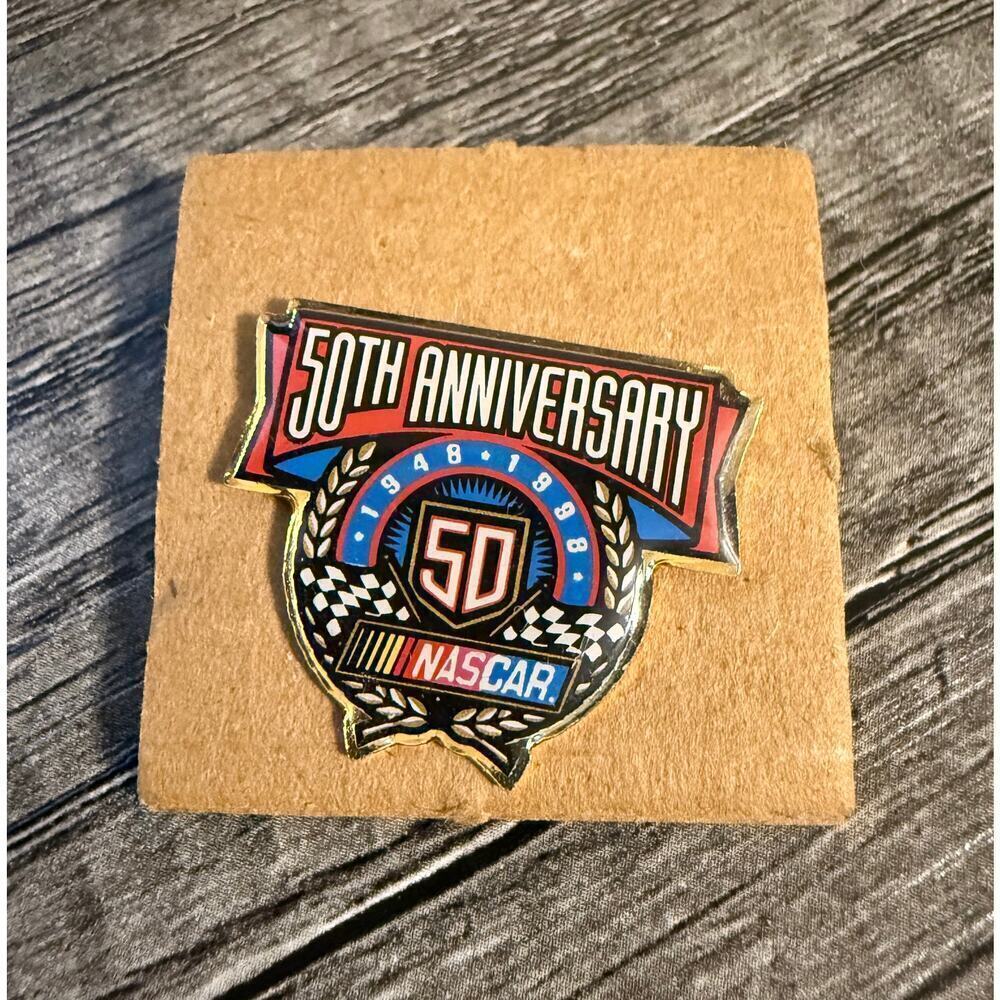 NEW Vintage NASCAR 50th Anniversary Collectors Pin